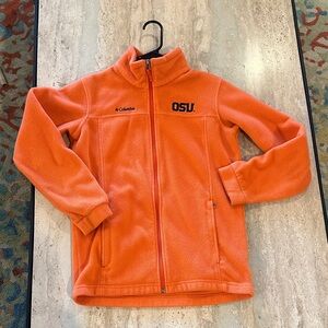 Columbia kids boys‎ girls Fleece jacket oregon state university beavers large